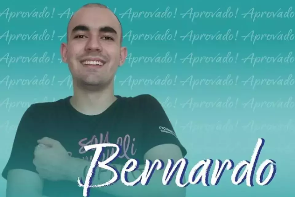 Estudante do Bernoulli aprovado na faculdade de medicina.