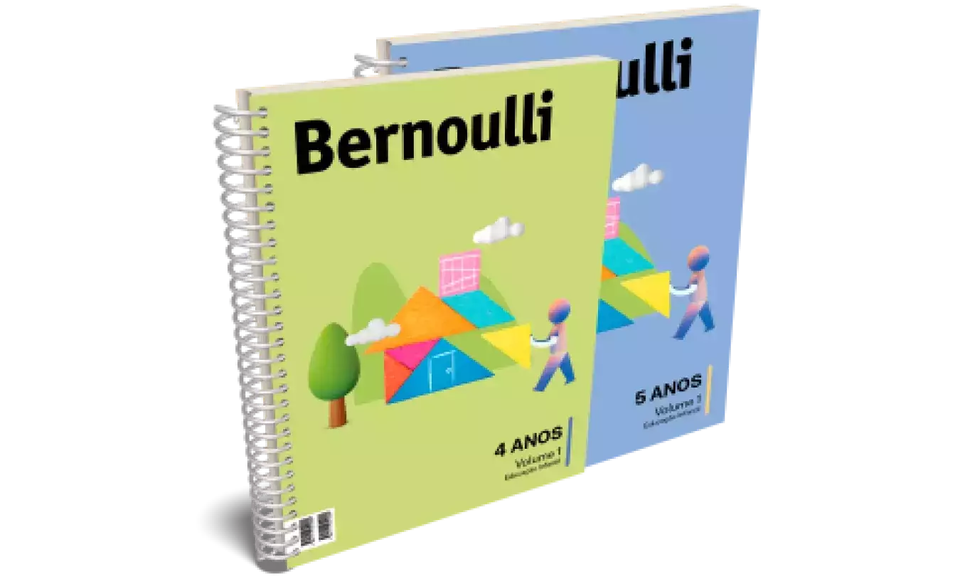 Todos os livros do material didático do Colégio Bernoulli para a Educação Infantil.