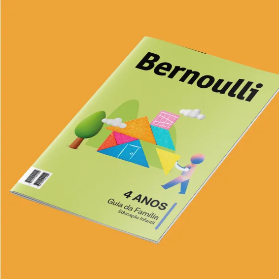 Livro de guia da família para a Educação Infantil do Bernoulli.