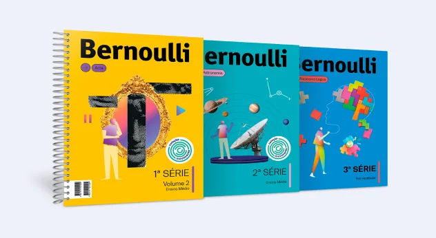 Todos os livros do material didático do Colégio Bernoulli para o Ensino Fundamental Anos Finais.